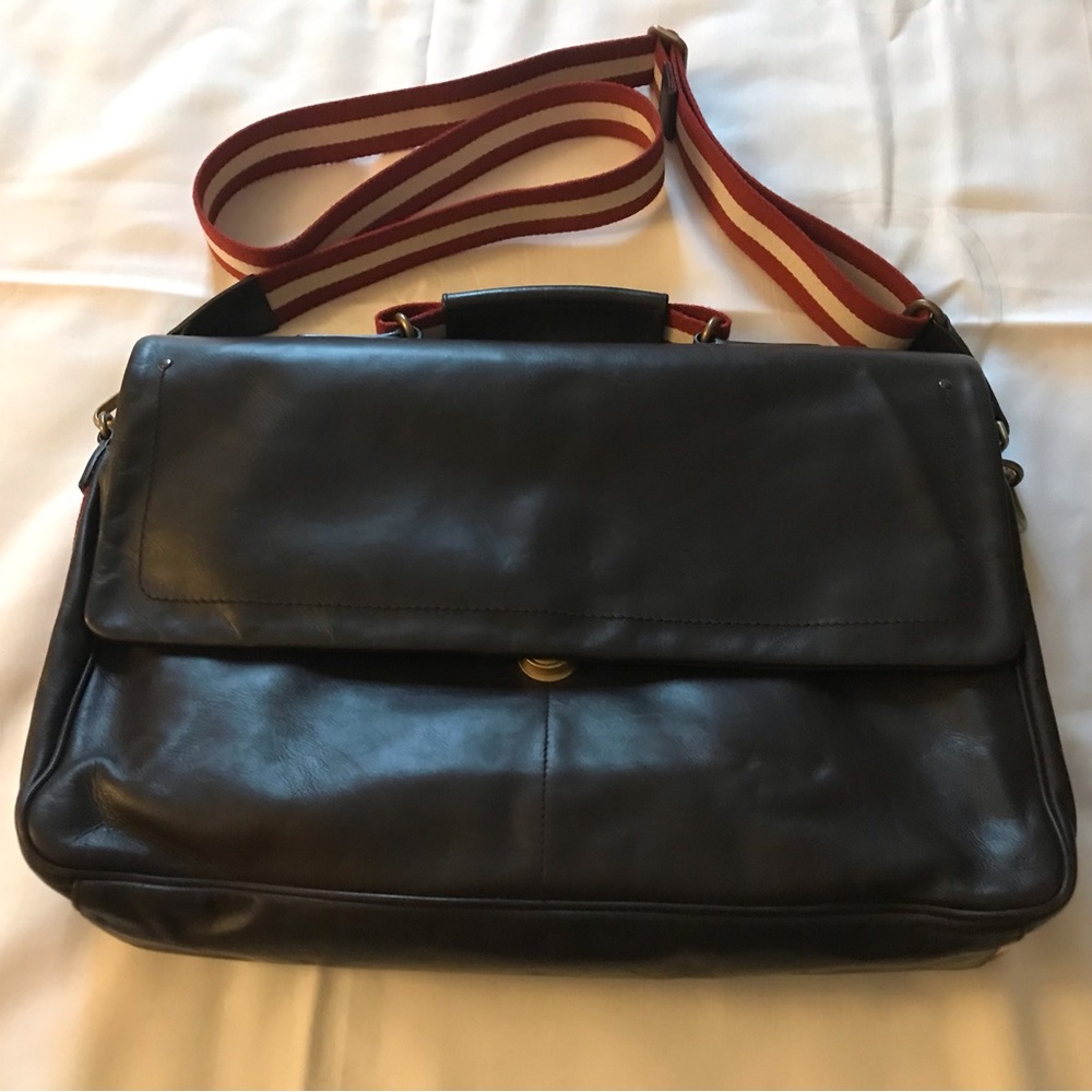 Ballys Brown Leather Satchell